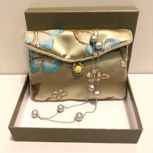 Silver Honora Cultured Pearl Necklace